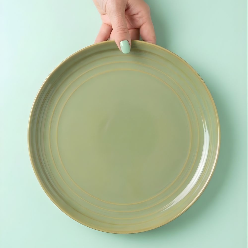 Basil Green Dinner Set