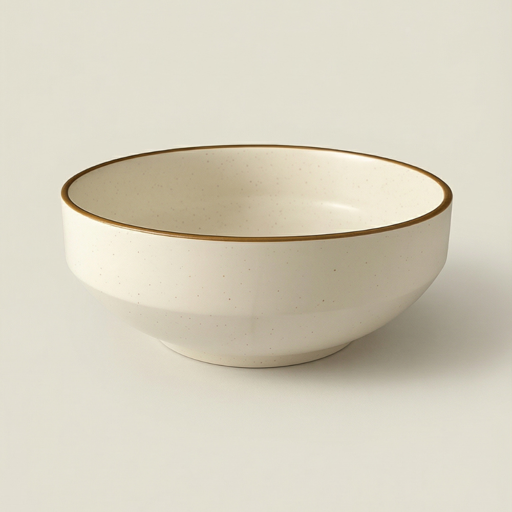 Arashite White Bowl - 750ml