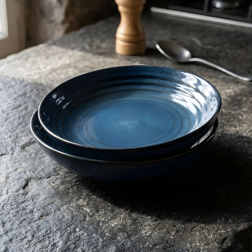Berry Blue Pasta Plate - 650ml