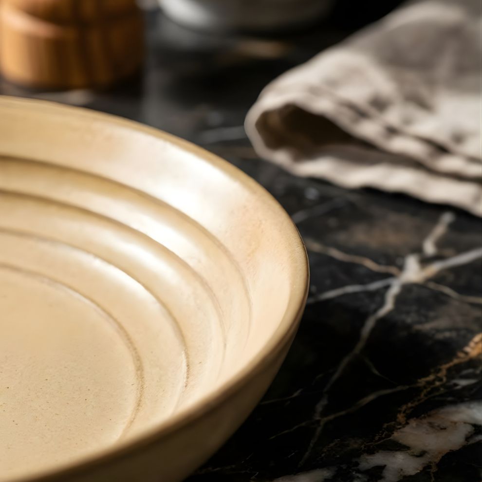 Noce Brown Pasta Plate - 500ml