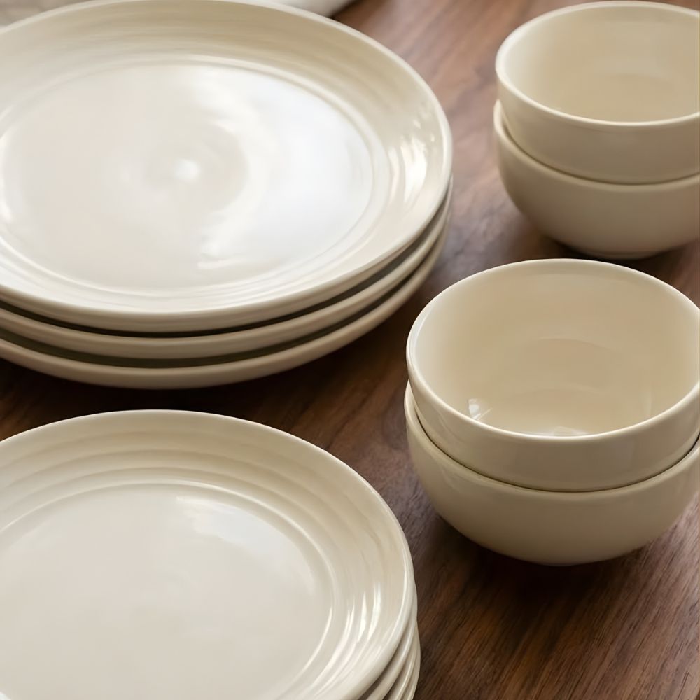 Ricotta White Dinner Set