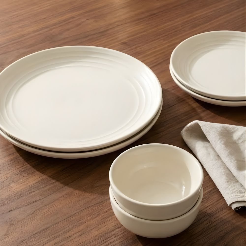 Ricotta White Dinner Set