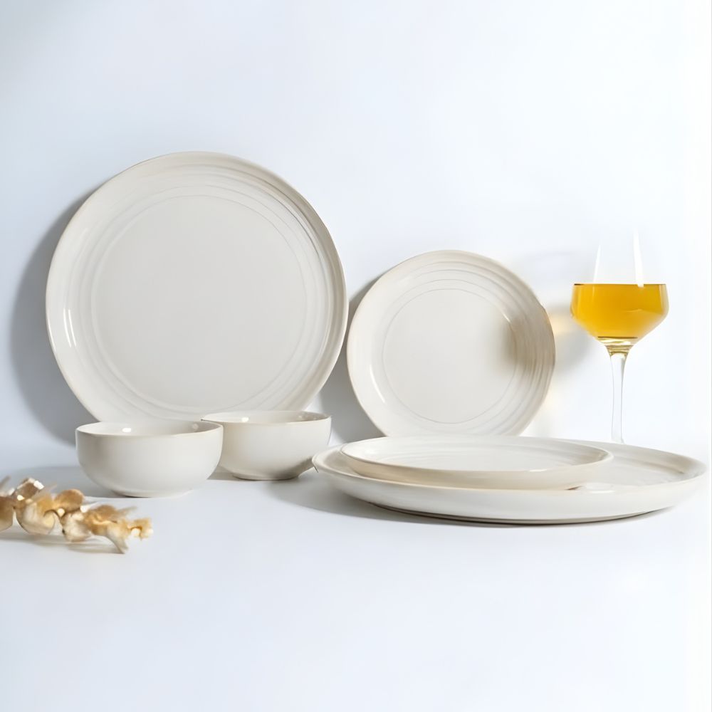 Ricotta White Dinner Set