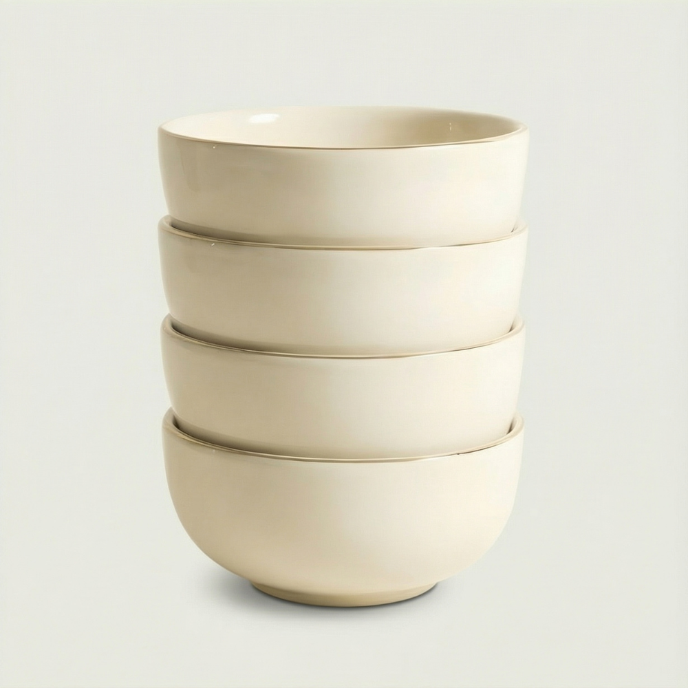 Ricotta White Side Serve Bowls